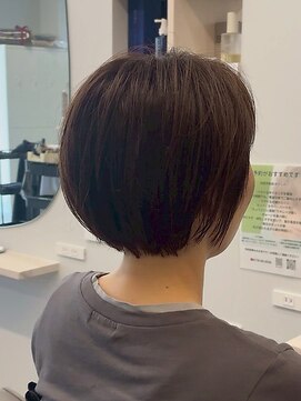ソレ 森田店(SOLE.) 大人ショート/ナチュラル/レイヤーカット/ダークブラウン
