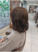 ボブ×ゆるめスパイラルパーマ