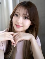 エインアンリー 明治神宮前(AIN.ANLY.)&nbsp;オリーブベージュくびれヘアくびれミディシースルークラゲヘア