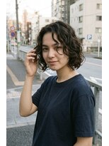 サロウィン 那覇店(SALOWIN)&nbsp;ボブパーマ　ニュアンスウェーブ　ミニボブパーマ