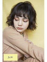 ラレイ(Lalei)&nbsp;【 表参道/青山】ダークブランジュ×切りっぱなしボブ【ささき】