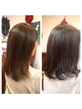 ミーノ(mｉｅｎｏ) 20、30代大人気♪艶感◎暗髪セミディ☆【自由が丘】