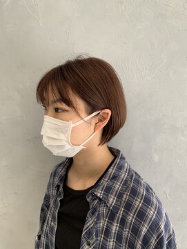 アース 高円寺店(HAIR & MAKE EARTH) ぱつっと切りっぱなしボブ♪ 《earth_aoyagi0415》