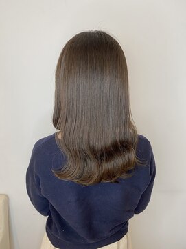 ジーナ 銀座(Zina) 髪質改善＊マロンベージュ＊20代30代40代＊かきあげ【Zina銀座】