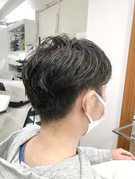 ヘッズ 本八幡店(HEADS) メンズショート　マッシュ　センターパート　メンズパーマ