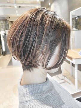 アグ ヘアー ティンバー 小松2号店(Agu hair timber) 《Agu hair》ハイライト×丸みショート