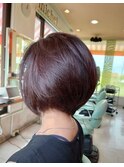 前下り潤艶ショートボブ