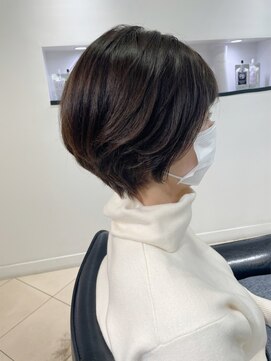 ラブクロムトーキョー オモテサンドウ(LOVECHROME OMOTESANDO) ココアベージュ☆大人可愛いショートヘア