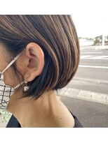 ガーデン Garden ヘアーメイク hair make&nbsp;白髪ぼかしのハイライトカラー