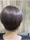 ショートのグレージュ