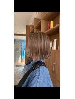 アース 三田南ウッディタウン店(HAIR&MAKE EARTH)&nbsp;ぱっつんボブ