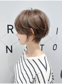 大人ショート/レディース ショート ブラウンベージュナチュラル
