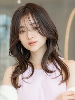 韓国レイヤーくびれ似合わせカットイメチェンナチュラルカラー
