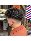 韓国マッシュスペインカールスパイキーショート〈理容室〉西川口