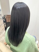 ヘアースタジオ アール(Hair Studio R)&nbsp;20代30代髪質改善ココアブラウン艶感ストレート透明感赤み消し