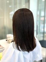 エアー 銀座タワー(AIR)&nbsp;ブリーチなしツヤブラウン　ミディアム