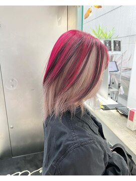 シェリ ヘアデザイン(CHERIE hair design) アウターカラーレッド×ブラック☆