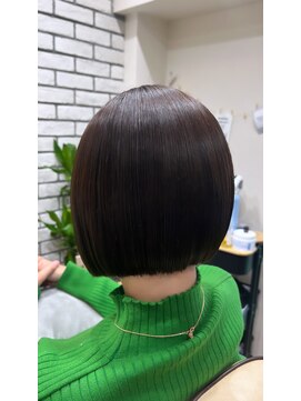 エルモ 北千住(Elmoo) mini bob(艶髪縮毛矯正/髪質改善/TOKIOトリートメント)