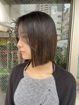 アドア 横浜(ADORE) 【ADORE横浜】切りっぱなし×長めボブ