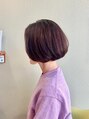 ライフヘアデザイン(Life hair design) この夏は暖色系のシンプルボブも素敵ですね!