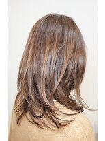 松本平太郎美容室 国立店 セミディレイヤー×イノアカラー/30代40代50代60代