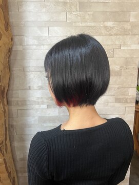 スロウ(slow) ショートボブ×イヤリングカラー