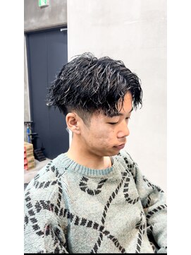 ダズルヘアーエイチ(DAZZLE hair H) シャドーパーマツイストスパイラルフェザー波巻きプードル