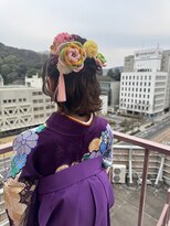 ビアージュ(Viage)&nbsp;#卒業式 #ヘアアレンジ #ヘアセット #ハーフアップ #袴 #着付け