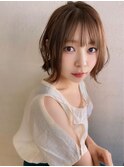 くびれミディ/顔周りおくれ毛/小顔レイヤー/20代/30代/名古屋/栄