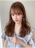 【OPEN】小顔前髪あり後れ毛サイドバングメルティカラー