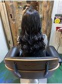 エクステつけたままカラー