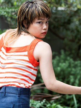 リブロ 三軒茶屋(LIBRO) カジュアル系×ウルフカット