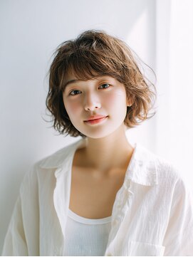 ニスル 町田店(NISURU) 似合わせカット/大人ガーリー/ダークアッシュ/着物/町田/町田駅