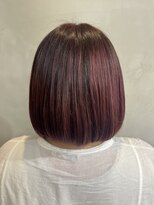 ナビ 船橋駅(nabi)&nbsp;赤みピンクで魅せる大人ボブ