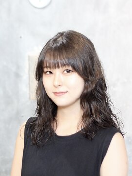 クリュウゲート 三鷹店(KURYU GATE) パーマ/黒髪/グレーベージュ/レイヤーロング/髪質改善[三鷹]