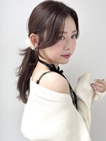 ランテルディ 渋谷(LANTERDIT)&nbsp;【LANTERDIT】顔周りカット レイヤー 長め前髪 韓国ヘア/Risa