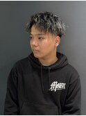 ツイスパ×ホワイトメッシュ