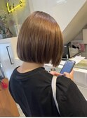ボブ ミルクティーベージュ
