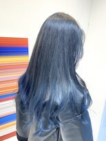 ニュート(Neut ) オフブラック&ブルー/ブリーチカラー/デザイン/ケアブリーチ