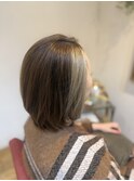 フロントカラーシナモン