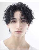 MEN’S HAIR/サーフカール/刈り上げセンターパート/札幌