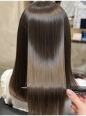 髪質改善艶カラーくすみ透明感カラー
