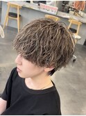 シャドウパーマツイストスパイラルパーマルーズパーマメンズヘア
