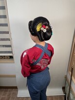 美容室こころ お祭りのヘアスタイル