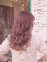 アッシュ 川崎店(Ash)&nbsp;ピンクブラウン　ブリーチあり