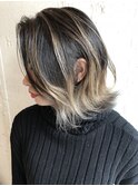 【EIGHT福岡】nabe_short_バレイヤージュホワイトベージュ★