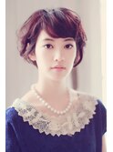 フェミニンポップなショートウェーブ