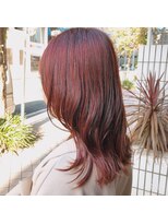 ティアラ 桜木町(TIARA) REAL SALON WORK~濡れ髪/切りっぱなし/外ハネ/くすみピンク