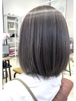 クアトログランシュ ひたちなか店(QUATRO×GranCieux)&nbsp;コントラストハイライト×グレージュ