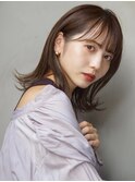 atelier.fem【秋ヘア】ナチュラル外ハネミディ
